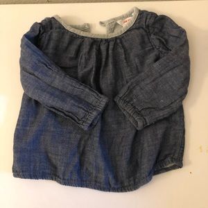 Baby girl denim blouse.   *Joe Fresh*